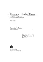 Elementary Number Theory - Kenneth H Rosen